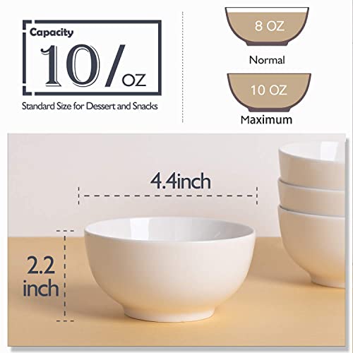 10 Oz Porcelain Bowls Set of 6 (10oz)