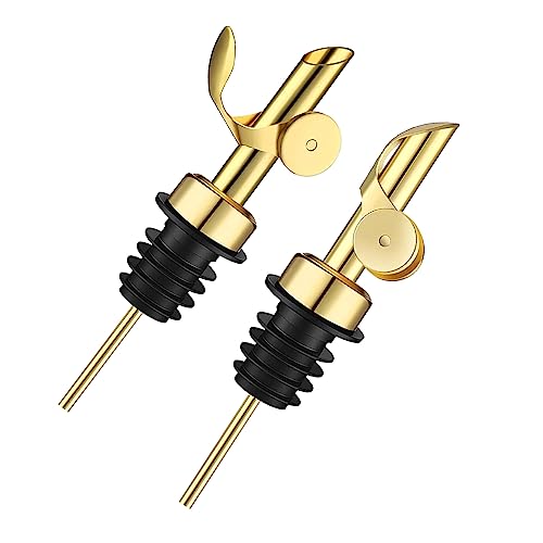 Pafuen 2 Pack Liquor Pour Spout (Gold)