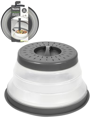 Small Collapsible Microwave Cover (Charcoal / Small (8 inch))