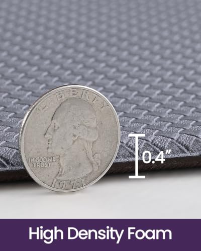 Kitchen Floor Mats Cushioned Anti Fatigue (Grey / 59"l X 23"w X 0.4"th)