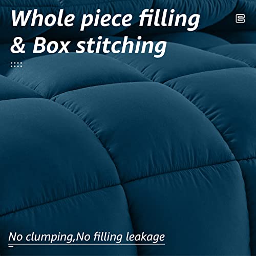 All Season King Size Bed Comforter (Teal / King（90*102）)