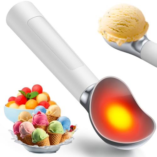 Heated Ice Cream Scoop (White)