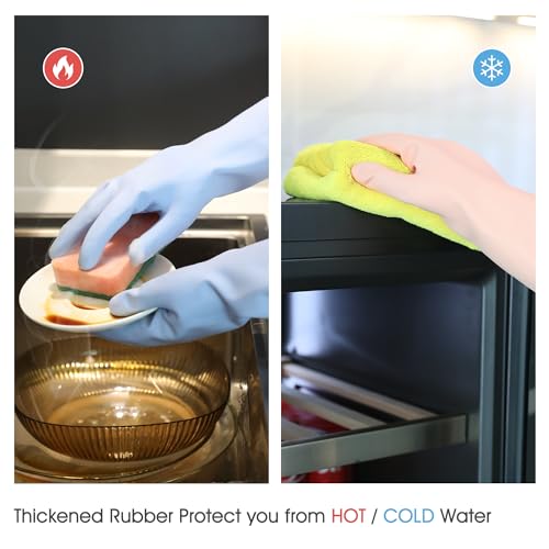 2 Pairs Household Rubber Gloves