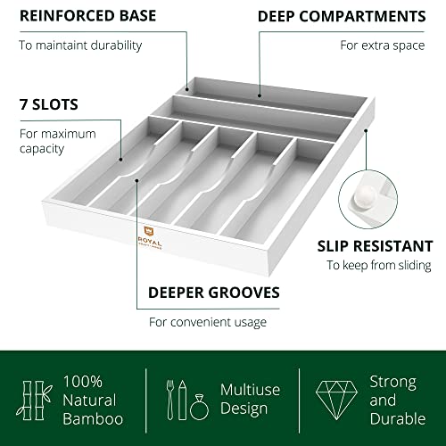 Luxury Bamboo Kitchen Drawer Organizer