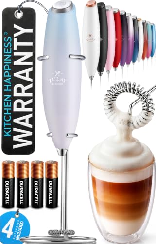 Powerful Milk Frother Wand With Duracell Batteries