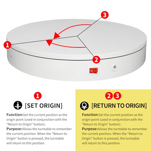 15.8In Remote Motorized Electric Turntable Rotating Display Stand Rotating Platform Photography Turntable motorized lazy susan base giratoria para for Photography