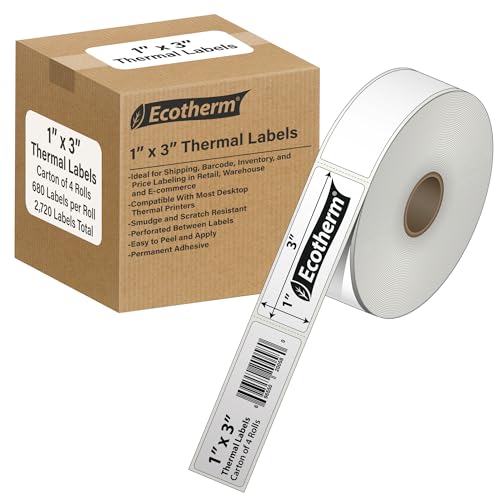1" x 3" Thermal Labels (2720 Count)