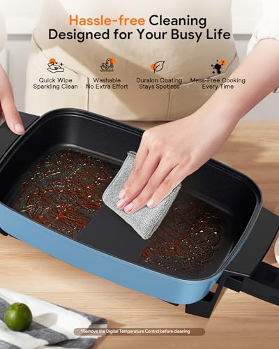 Medley XL Digital Electric Skillet (Cozy Blue)
