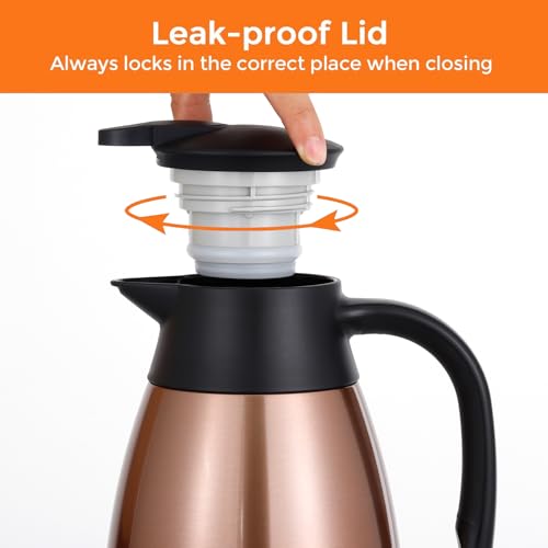 51 Oz Thermal Coffee Carafe (Copper / 50.7 Ounces)