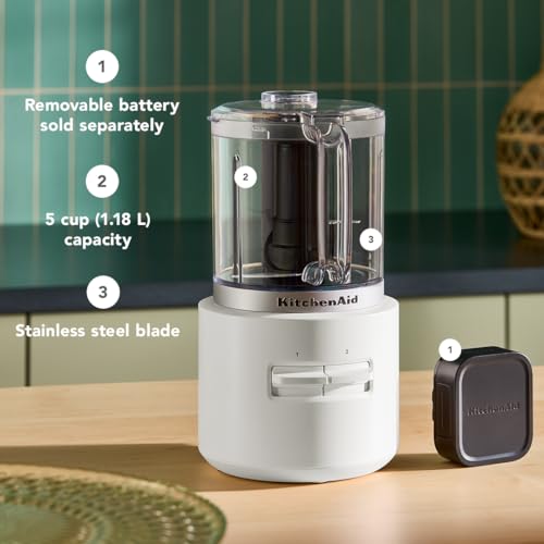 Go Cordless Food Chopper (Porcelain White)