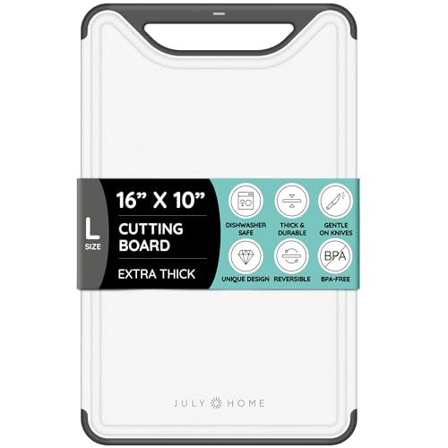 Cutting Boards for Kitchen (Black / 15.9"L x 10"W)