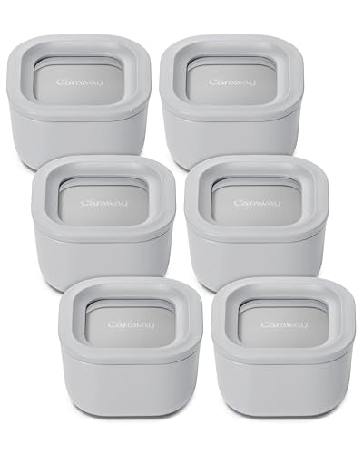 6 Piece Food Storage Container Set (Gray / 1.75 Cup Food Storage (6x))