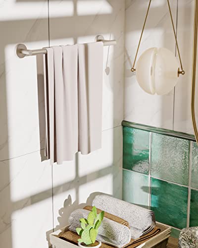 18 Inches Brushed Grey Towel Bar for Bathroom Kitchen Hand Towel Holder Dish Cloths Hanger SUS304 Stainless Steel RUSTPROOF Wall Mount (Brushed Grey / 16 inch(Center to Center))