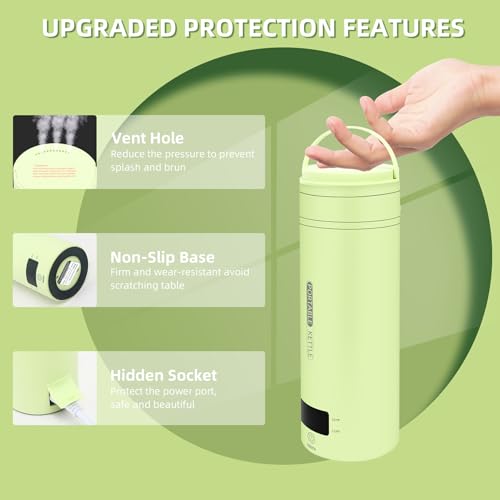 Portable Electric Kettle Travel (Green)
