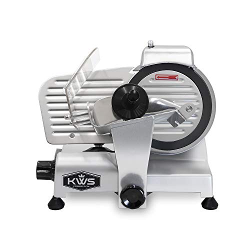 KWS MS 6ST Premium 200W Electric Slicer 7.67 (Silver Black)