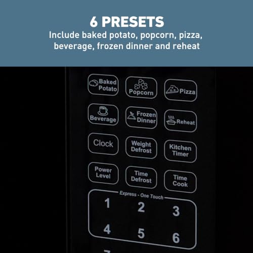 Microwave Oven 1000 (1.1-Cu.Ft. / Metallic)