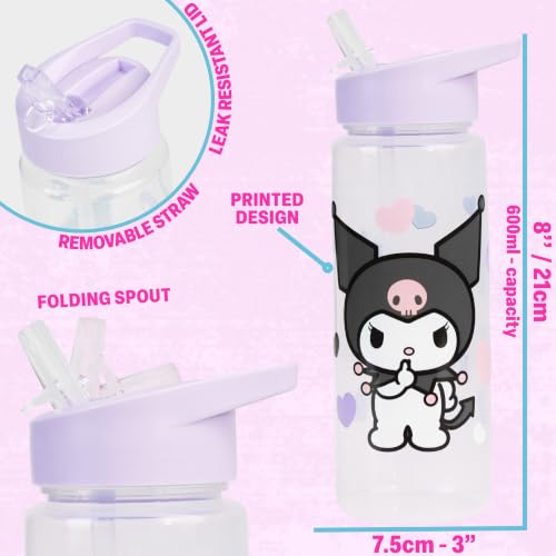 Kuromi Girls Lunch Box 3Pc Set (Purple Kuromi)