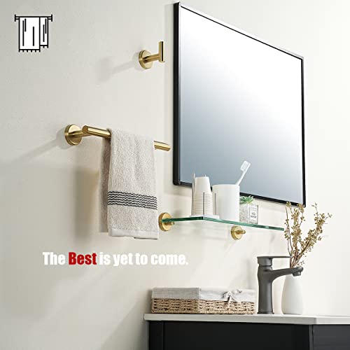 Bathroom Towel Bar (Gold / 12 Inch)