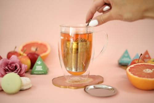 Elegant Stainless Steel Loose Leaf Tea Infuser (Large)