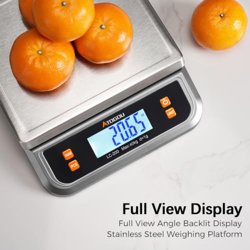 88lb Food Scale (Grey 88 lb (40 kg))
