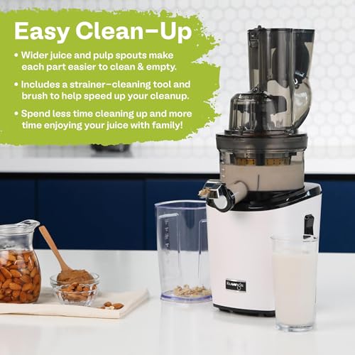 Whole Slow Juicer REVO830SWP Cold Press Masticating Juicer Machine