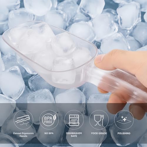 Plastic ice scoop for freezer