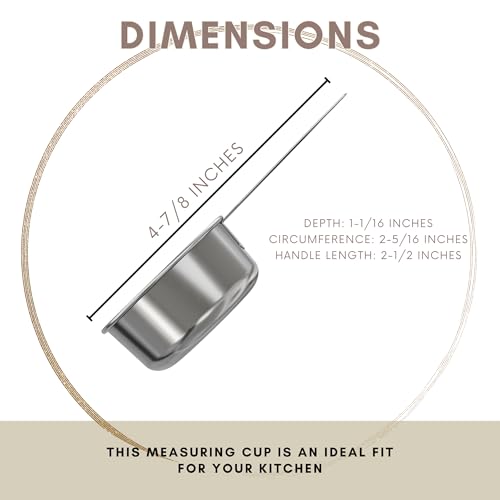1 4 Cup Stainless Steel Measuring Cup (1/4 Cup)
