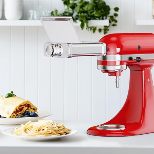 Pasta Attachment for KitchenAid Stand Mixer (Silver)
