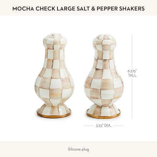 Salt & Pepper Set (Mocha Check / Large)