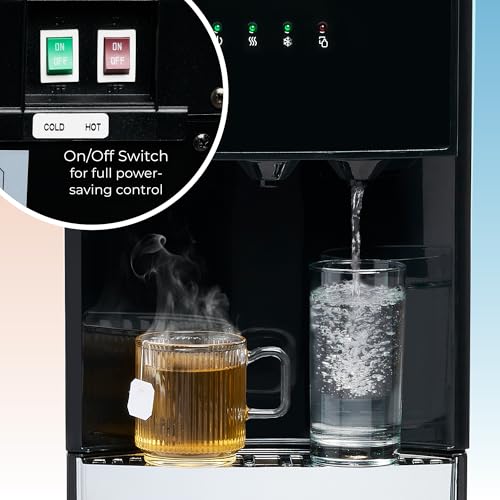 Retro Bottom Loading Water Dispenser (Black / Bottom Load Retro)