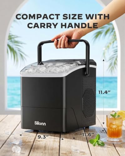 Countertop Ice Maker (Ebony / 26lbs)