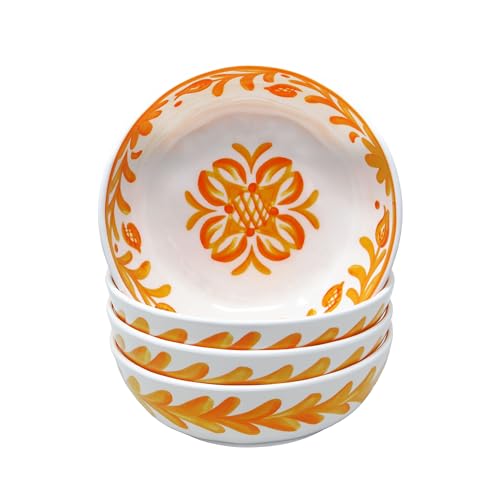Luxury Melamine 18 Piece Dinnerwear Set (Sicily Orange)