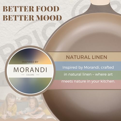 Nonstick Frying Pan (12 Inch / Natural Linen)