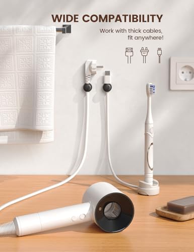 6 Pack Rotatable Cord Organizer (6 Count)