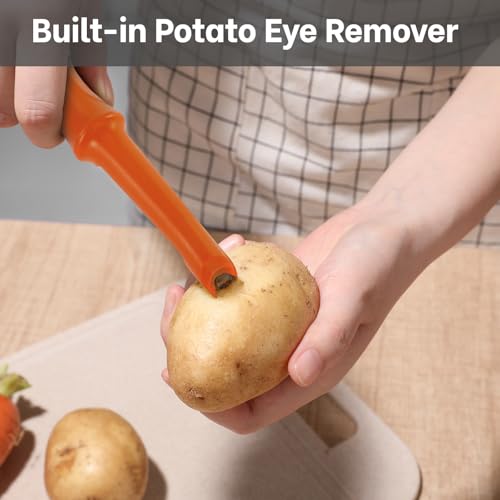 Swivel Vegetable Peeler (Orange)