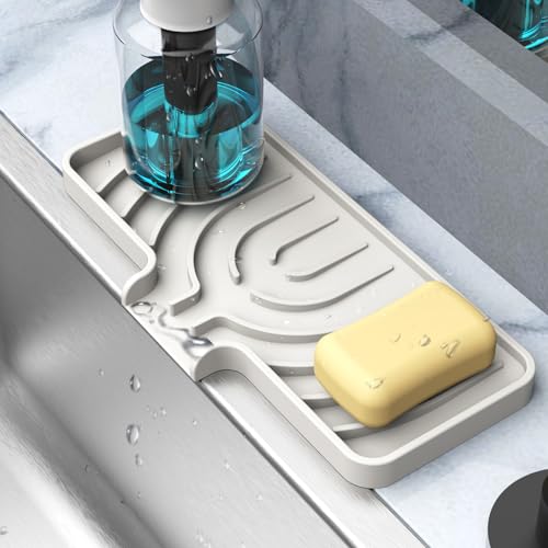 Sponge Holder for Kitchen Sink (Cream / 10"x 4")