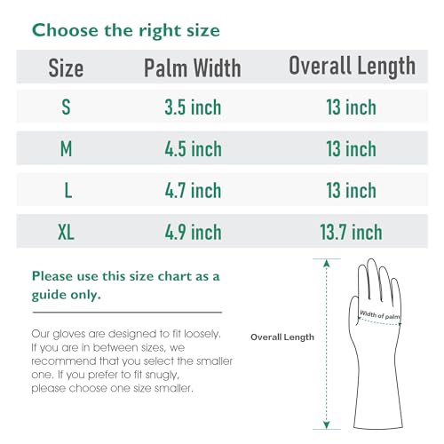 Heat Resistant Oven Gloves (Green / Large)