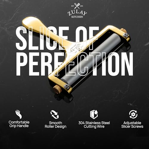 Cheese Slicer With Adjustable Thickness (Gold)