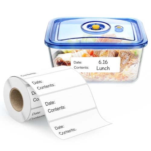 500pcs Food Labels (Frz-1''x3''-500 Pcs)