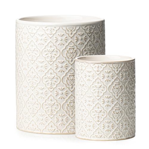 Utensil Holder Set of 2 (Off-White Set of 2)