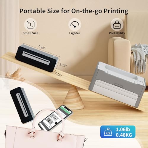 Bluetooth Thermal Shipping Label Printer