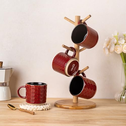 6 OZ Stackable Coffee Mugs