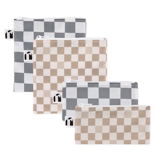 Roamio Reusable Sandwich and Snack Bags (Check 4 pk)