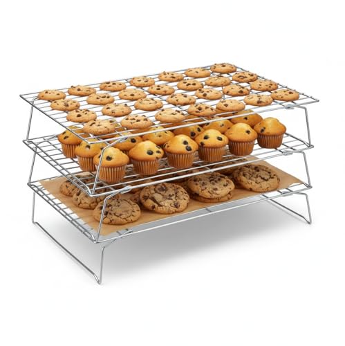 Cooling Racks (10" x 16" Silver Tall Baking Rack)