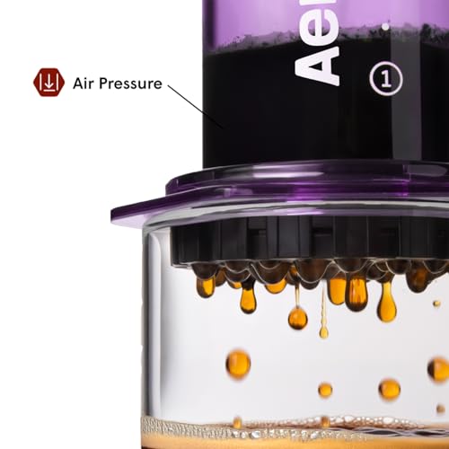 Clear Purple Coffee Press (Purple / Standard)