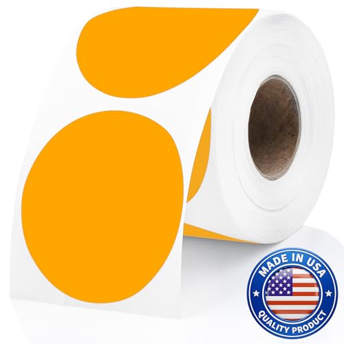 Orange Thermal Labels (Orange / 300 Stickers)