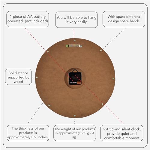 Handmade Copper Wall Clock Artisan Touch in Every Piece (Your Wall Clock / 11)