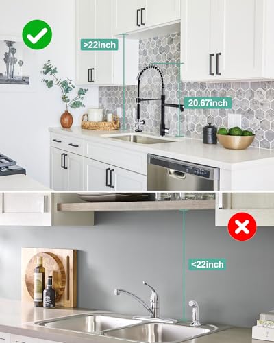 Kitchen Sink Faucet (Black&Chrome)