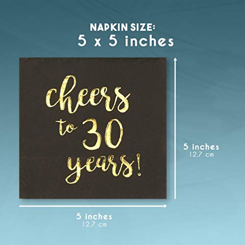 30th Birthday Napkins (50 Pack)