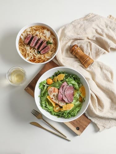 Large Serving Bowls (9.5 Inch / White)